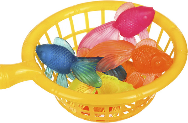 Изображение товара Набор игрушек для ванной Крошка Я 10 рыбок и сачок / 10650446