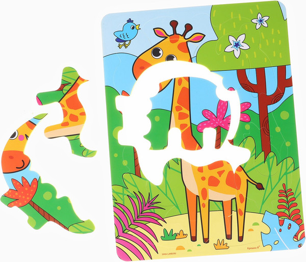 Изображение товара Набор игрушек для ванной Крошка Я Жирафик / 10780064