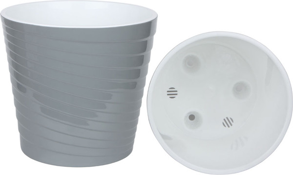 Изображение товара Кашпо Liveingreen Эйс (3.8л, серый муссон)