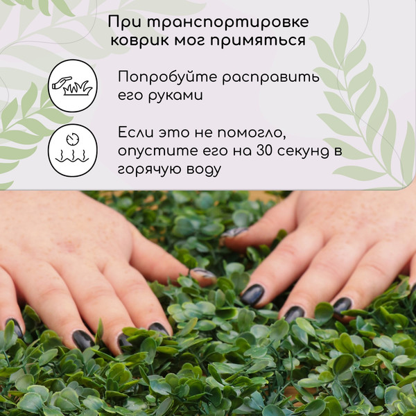 Изображение товара Изгородь декоративная GREENGO Мокрица 60x40см / 6869838