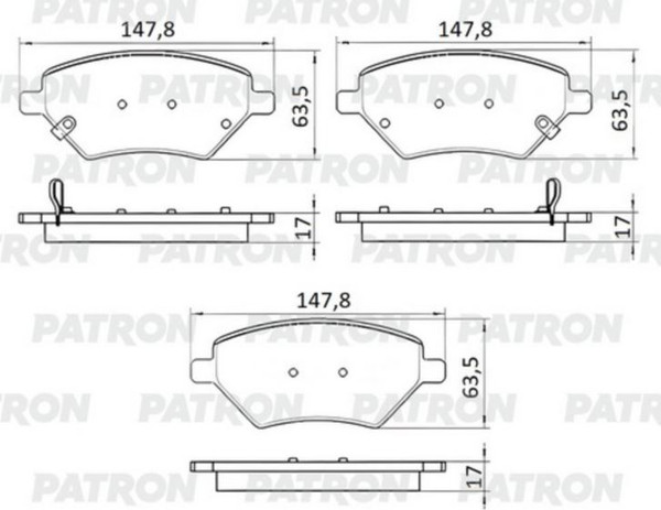 Изображение товара Тормозные колодки Patron PBP352