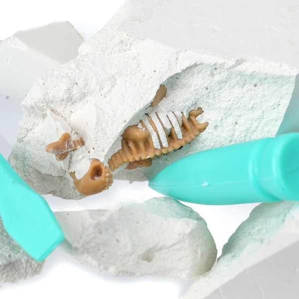 Изображение товара Набор для опытов IQ Эксперимент Раскопки Яйцо 2 скелета / ZPE-2SK-WT (белый)