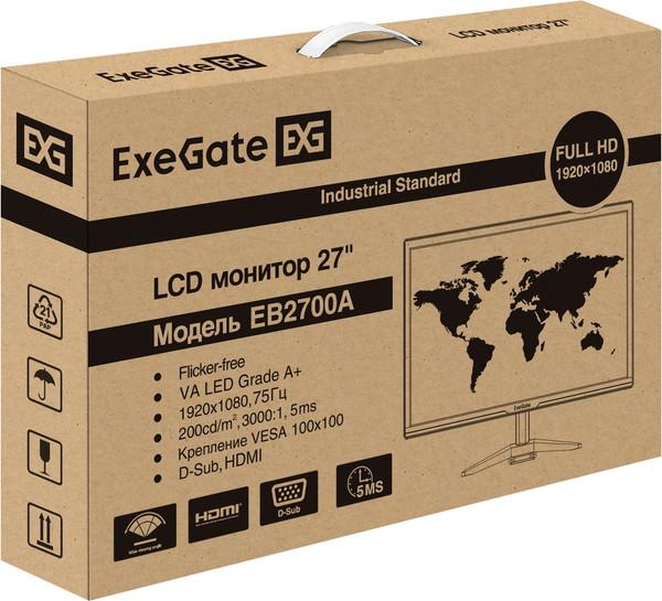 Изображение товара Монитор ExeGate EB2700A (EX297312RUS)