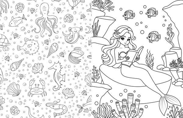 Изображение товара Раскраска Махаон Аниме-девочки, интегральная обложка (Барсуков Иван)