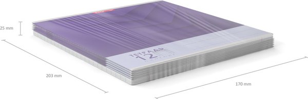 Изображение товара Тетрадь Erich Krause Duotone Next / 56296 (12л, крупная клетка)