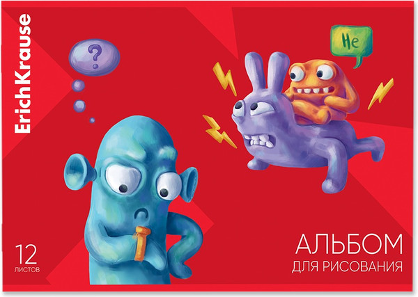 Изображение товара Альбом для рисования Erich Krause Jolly Friends / 63443 (12л)
