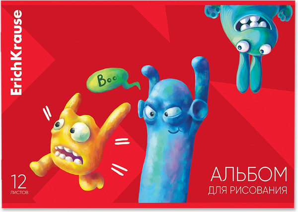 Изображение товара Альбом для рисования Erich Krause Jolly Friends / 63443 (12л)