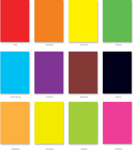 Изображение товара Набор цветной бумаги и картона Erich Krause Jolly Friends / 63638 (24л)