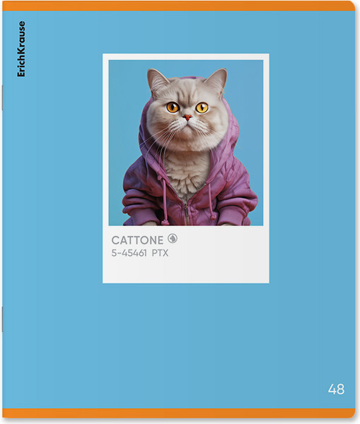 Изображение товара Тетрадь Erich Krause CatTone / 63308 (48л. клетка)