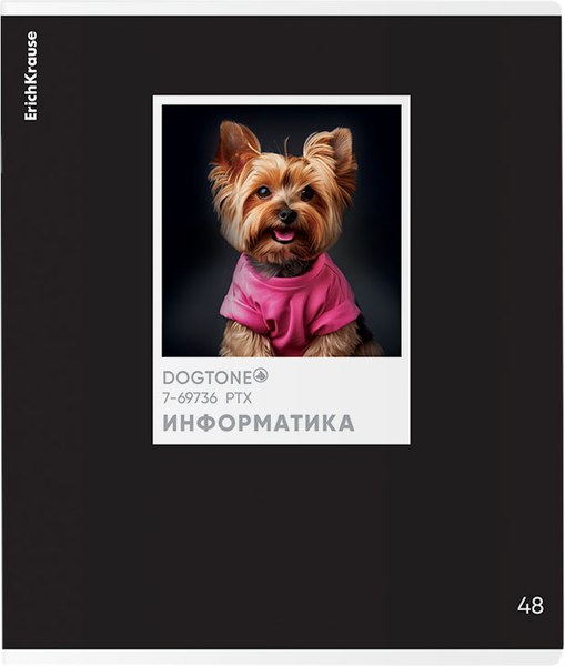 Изображение товара Тетрадь предметная Erich Krause DogTone. Информатика / 63360 (48л, клетка)