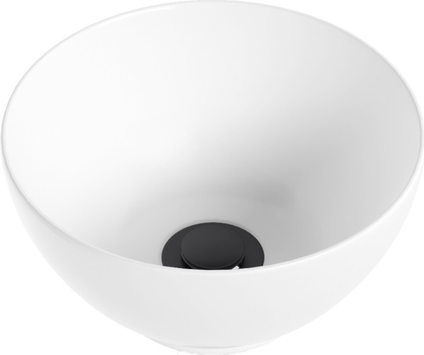 Изображение товара Умывальник со смесителем Lauter 21601E + Reef 21CK8678BS с донным клапаном 21190B (черный матовый)