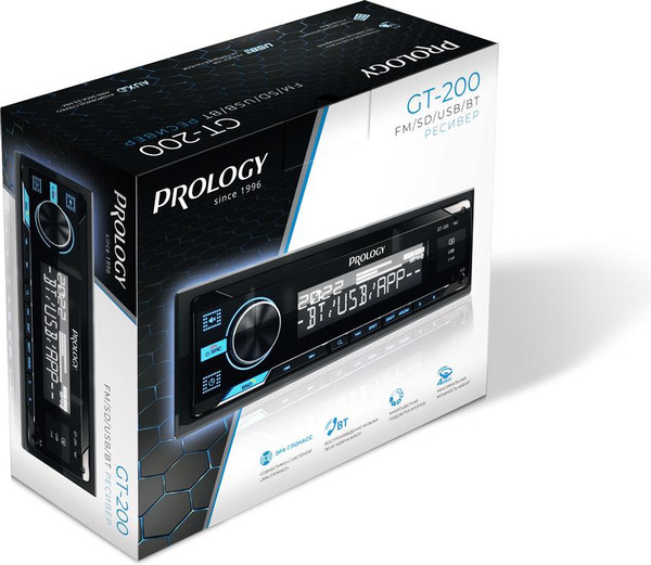 Изображение товара Бездисковая автомагнитола Prology GTR-200