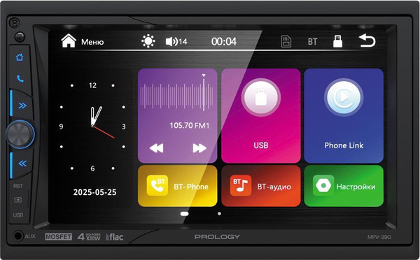 Изображение товара Бездисковая автомагнитола Prology MPV-390