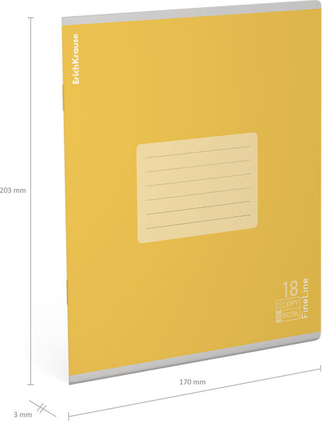 Изображение товара Тетрадь Erich Krause FL / 60572 (18л, клетка)