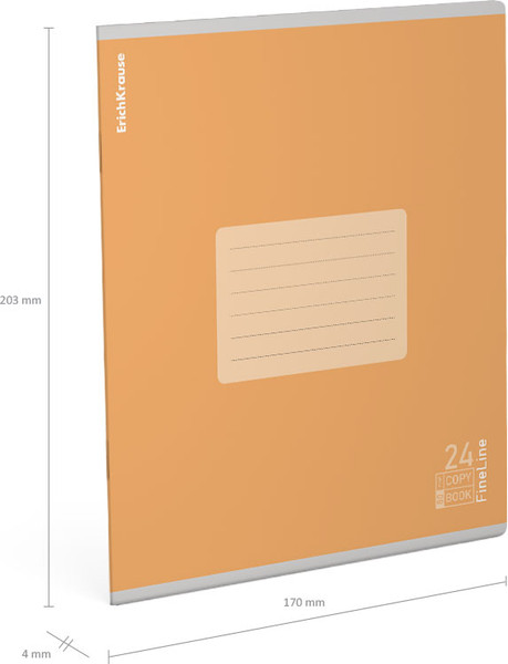 Изображение товара Тетрадь Erich Krause FL / 60593 (24л, линейка)