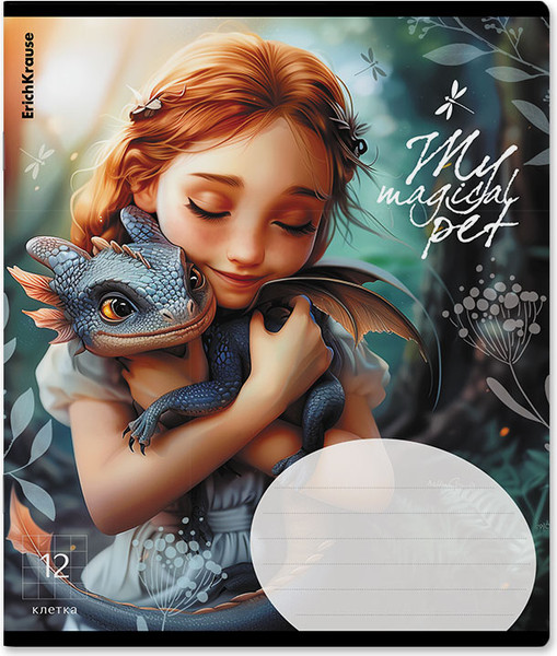 Изображение товара Тетрадь Erich Krause Magic Pet / 63246 (12л, клетка)