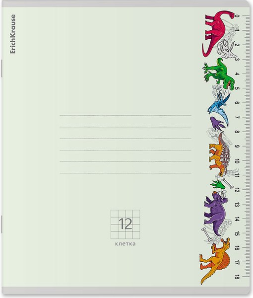 Изображение товара Тетрадь Erich Krause Ruler Hobby / 60528 (12л, клетка)
