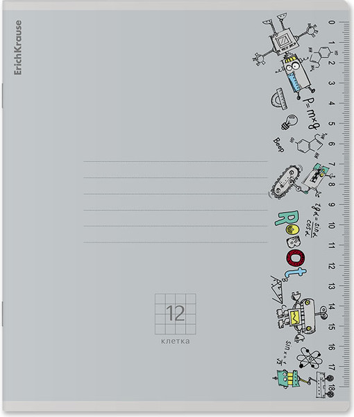 Изображение товара Тетрадь Erich Krause Ruler Hobby / 60528 (12л, клетка)