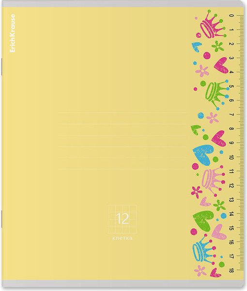 Изображение товара Тетрадь Erich Krause Ruler Magic / 60530 (12л, клетка)