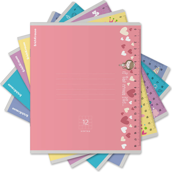 Изображение товара Тетрадь Erich Krause Ruler Magic / 60530 (12л, клетка)