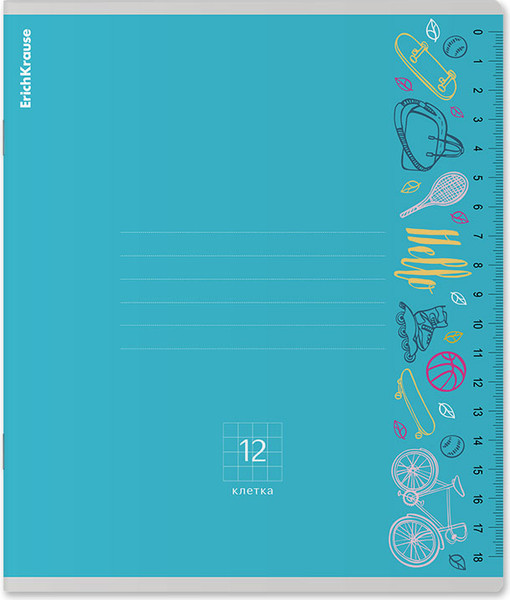Изображение товара Тетрадь Erich Krause Ruler Magic / 60530 (12л, клетка)