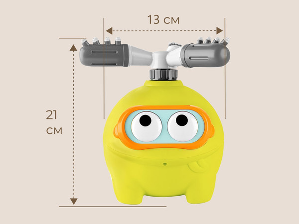 Изображение товара Дождеватель ROXY-KIDS Зеленая лягушка / RSPL-YG19 (переходник в комплекте)