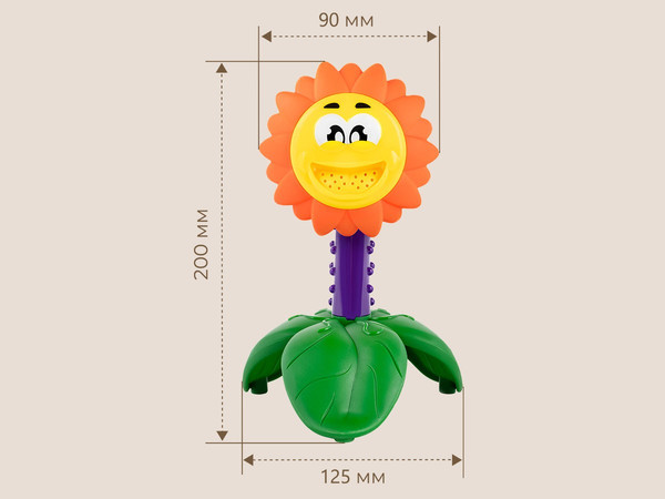 Изображение товара Дождеватель ROXY-KIDS Подсолнух / RSPL-YG08 (переходник в комплекте)