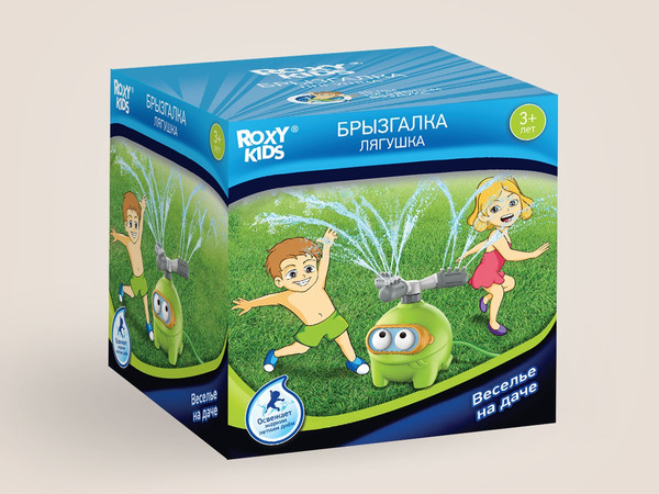 Изображение товара Дождеватель ROXY-KIDS Розовая лягушка / RSPL-YG19-Pink (переходник в комплекте)