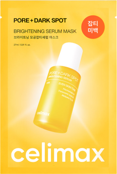 Изображение товара Маска для лица тканевая Celimax Pore+dark spot brightening serum mask (27мл)