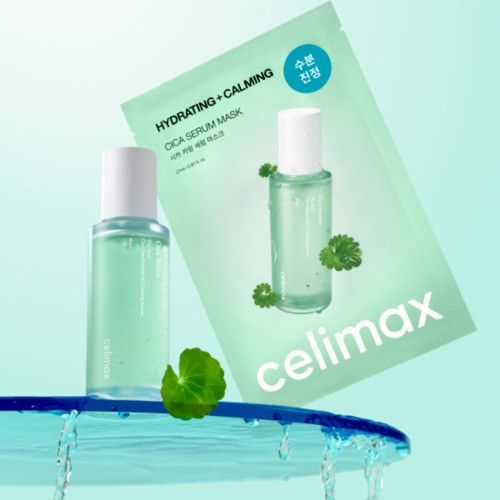 Изображение товара Маска для лица тканевая Celimax The real cica calming serum mask (27мл)