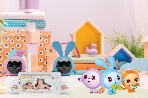 Изображение товара Видеоняня Ramili Крошик и Нюша. Малышарики / RV100X2KROSHNUSHA (с креплениями)