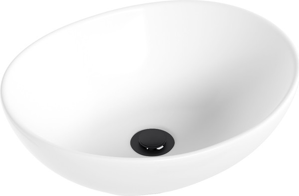 Изображение товара Умывальник со смесителем Lauter 21652 + Reef 21CK8678BS + сифон 21635B + дон.клапан 21190B (черный матовый)