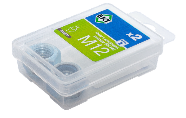 Изображение товара Гайка ЕКТ М12 DIN 985 / B006670 (2шт)