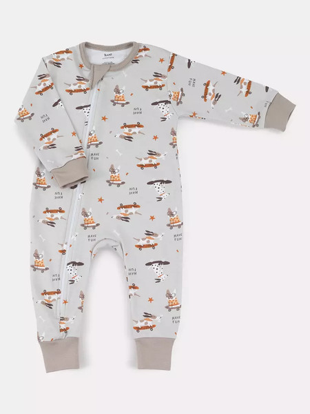 Изображение товара Набор комбинезонов для малышей Rant Funny Basic / 1990 (3шт, Beige, р.74)