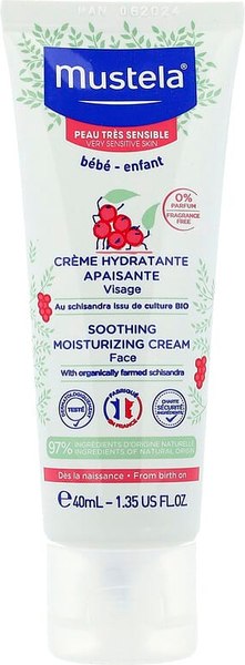 Изображение товара Крем для лица Mustela Soothing Moisturizing для чувствительной кожи (40мл)