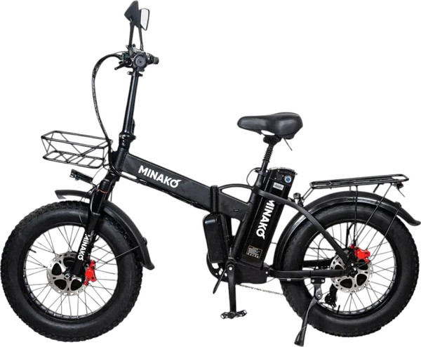 Изображение товара Электровелосипед Minako F10 Dual (черный)