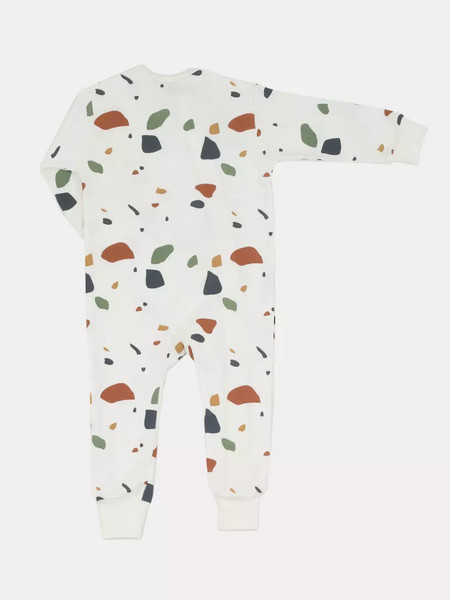 Изображение товара Набор комбинезонов для малышей Rant Mosaic на молнии / 1875/1 (3шт, Beige, р.68)