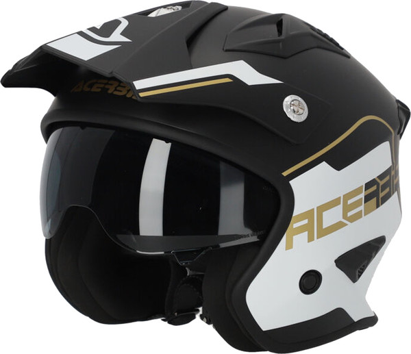 Изображение товара Мотошлем Acerbis JET Aria 22-06 / 0025055.002.062 (S, белый/черный/золотой)