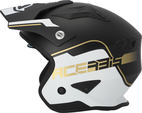 Изображение товара Мотошлем Acerbis JET Aria 22-06 / 0025055.002.062 (S, белый/черный/золотой)