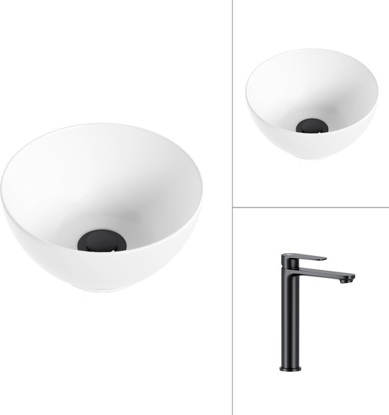 Изображение товара Умывальник со смесителем Lauter 21601E + Moon 21СК8691BS