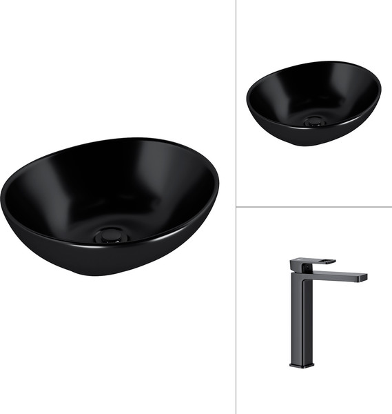 Изображение товара Умывальник со смесителем Lauter 21652-A + Cascade 21СК0655BS