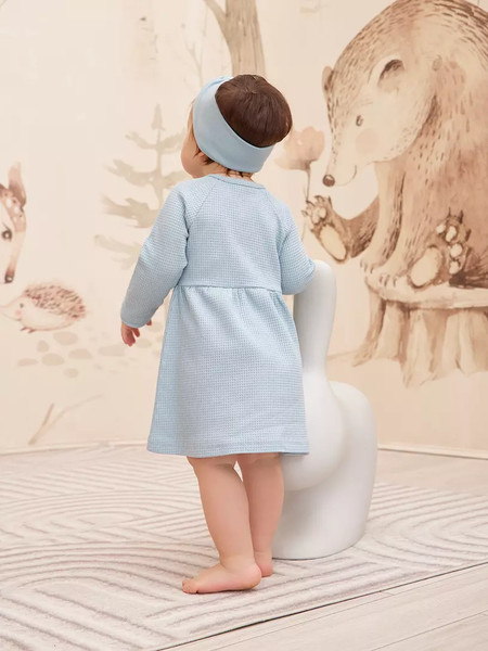 Изображение товара Платье для малышей Rant Waffy / 6-92  (Blue, р.98)