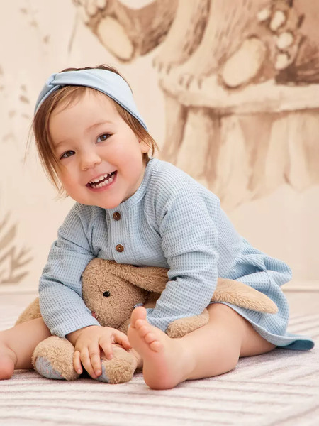 Изображение товара Платье для малышей Rant Waffy / 6-92  (Blue, р.98)