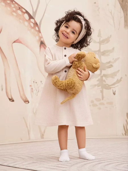 Изображение товара Платье для малышей Rant Waffy / 6-92  (Milk, р.98)