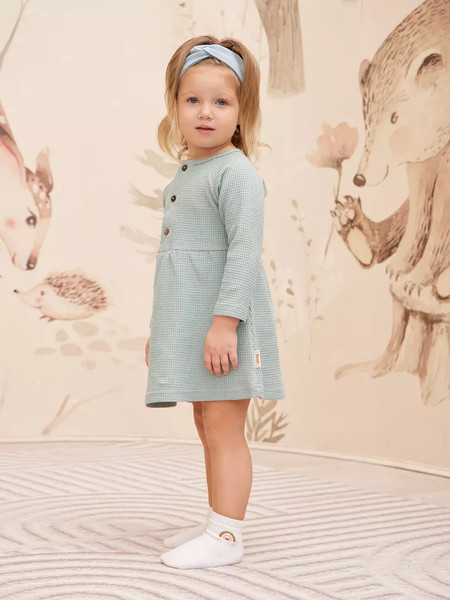 Изображение товара Платье для малышей Rant Waffy / 6-92  (Mint, р.98)