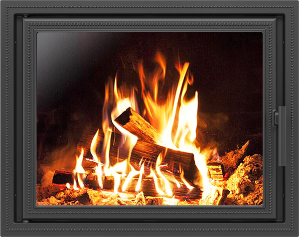 Изображение товара Дверца каминная Везувий 680 (антрацит)