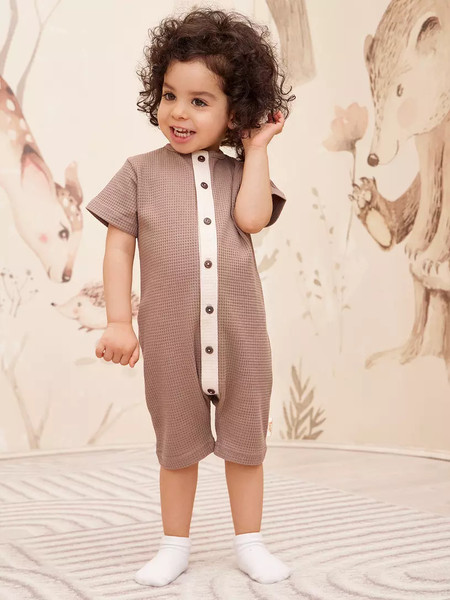 Изображение товара Набор комбинезонов для малышей Rant Waffy / 7-92 (2шт, Blue/Brown, р.74)