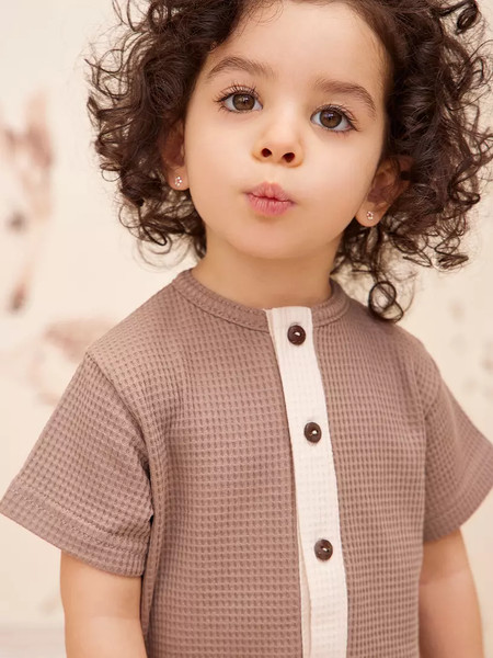 Изображение товара Набор комбинезонов для малышей Rant Waffy / 7-92 (2шт, Blue/Brown, р.74)