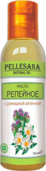 Изображение товара Масло косметическое Pellesana Репейное с ромашкой аптечной (100мл)
