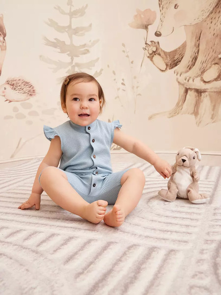 Изображение товара Набор комбинезонов для малышей Rant Waffy / 8-92 (2шт, Blue/Brown, р.92)